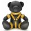 Ours en cuir Bendy The Bdsm Teddy Bear Jaune