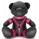 Ours en cuir Bendy The Bdsm Teddy Bear Rose 