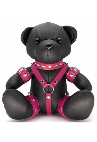Ours en cuir Bendy The Bdsm Teddy Bear Rose 
