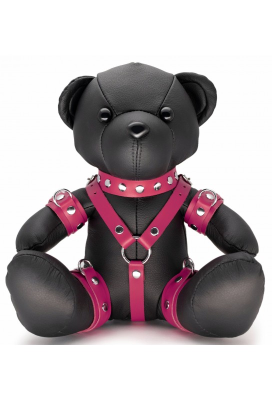 Ours en cuir Bendy The Bdsm Teddy Bear Rose 