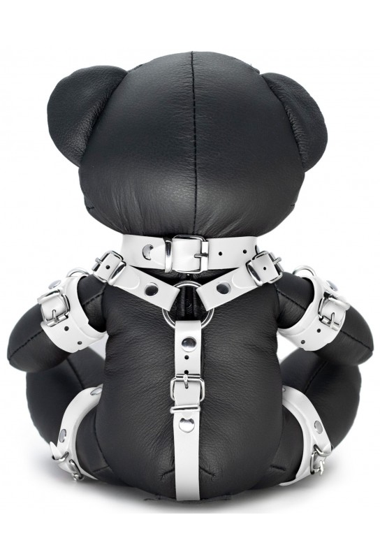 Ours en cuir Bendy The Bdsm Teddy Bear Blanc 