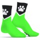 Chaussettes Paw Kinky Puppy Vertes 