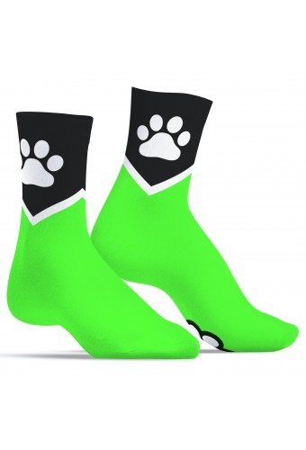 Chaussettes Paw Kinky Puppy Vertes 