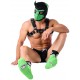 Chaussettes Paw Kinky Puppy Vertes 