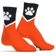 Chaussettes Paw Kinky Puppy Orange