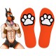 Chaussettes Paw Kinky Puppy Orange 