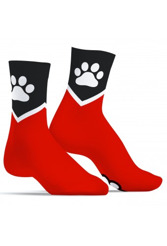 Chaussettes Paw Kinky Puppy Rouges 