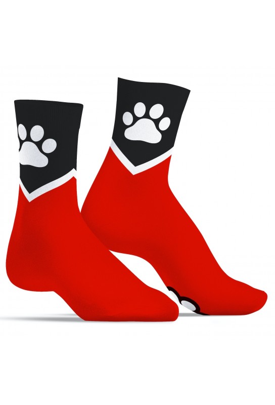 Chaussettes Paw Kinky Puppy Rouges 
