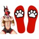Chaussettes Paw Kinky Puppy Rouges 