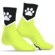 Chaussettes Paw Kinky Puppy Jaunes Fluo 