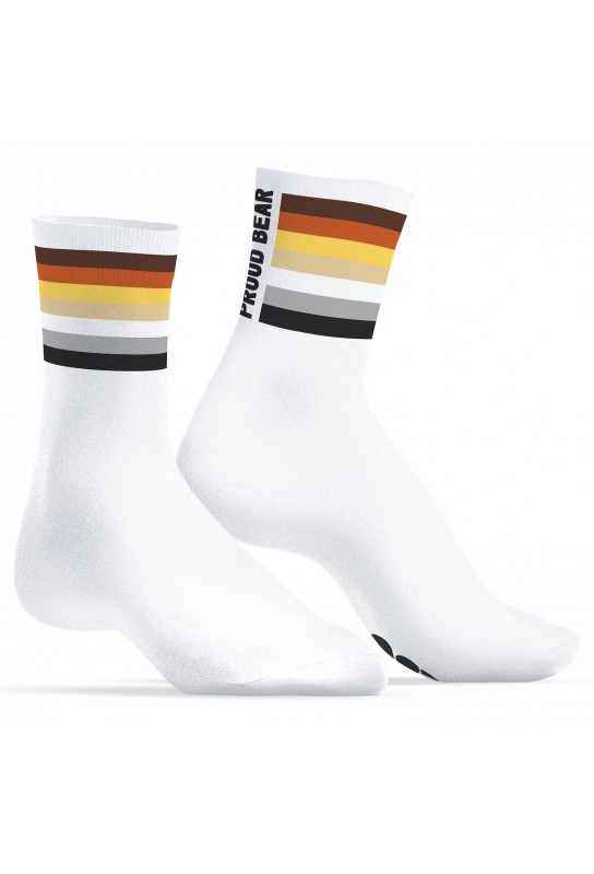 Chaussettes blanches Proud Bear SneakXX 