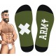 Chaussettes Hautes Hanky Army SneakXX Vertes 