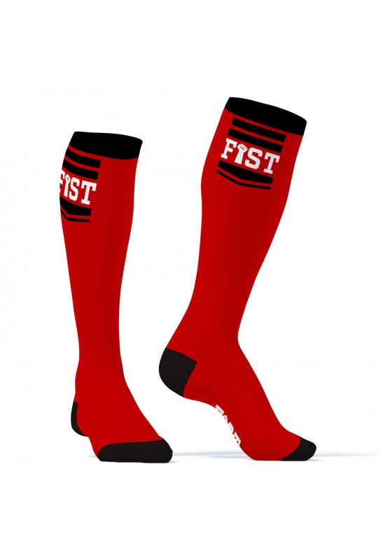 Chaussettes Hautes HANKY FIST SneakXX Rouge 