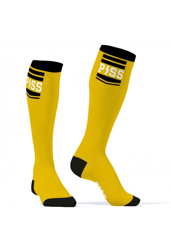 Chaussettes Hautes HANKY PISS SneakXX Jaunes 