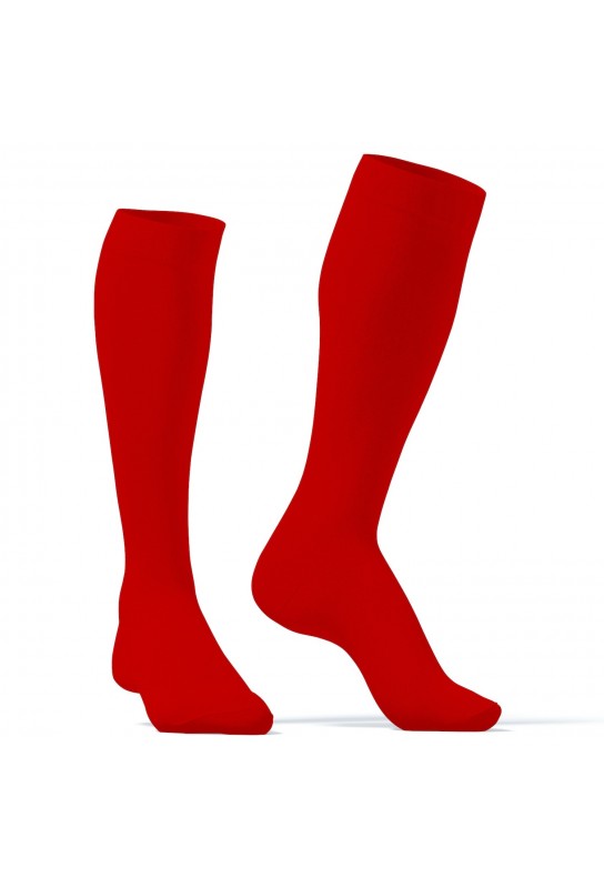 Chaussettes Hautes COLORS SneakXX Rouges 