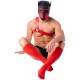 Chaussettes Hautes COLORS SneakXX Rouges 