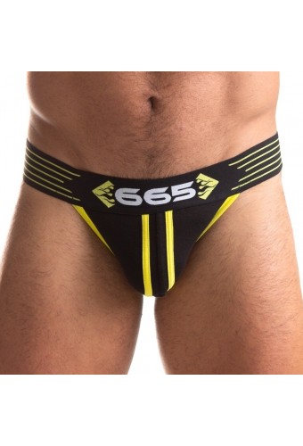 Jockstrap Rally 665 Noir-Jaune 