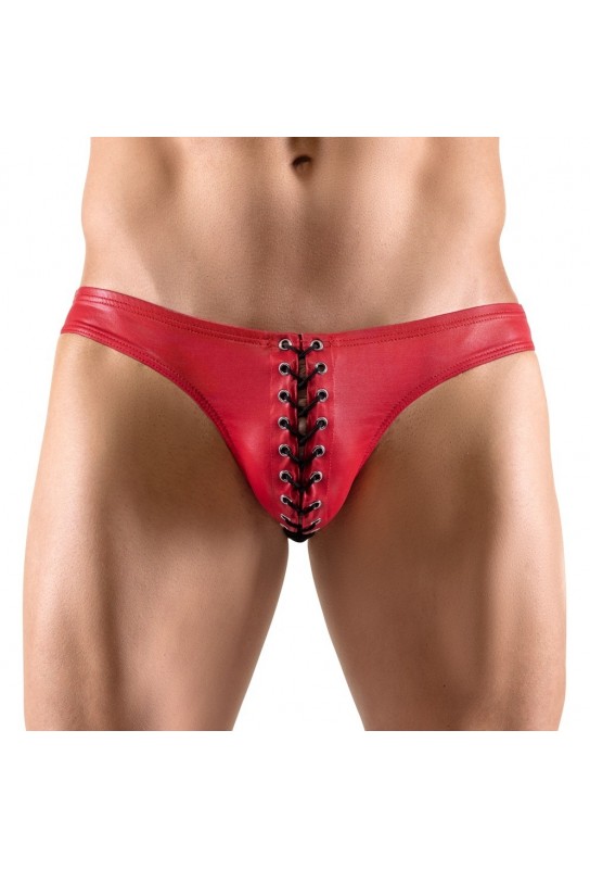 Slip avec cordon Zonio Rouge 