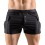 Short avec poches Junio Noir