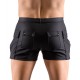 Short avec poches Junio Noir 
