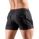 Short avec poches Junio Noir 