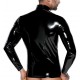 T-shirt sexy Vinyl Up Noir 