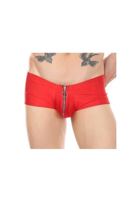 Shorty avec Zip Mino Rouge 