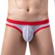 Slip Clipo Blanc-Rouge 