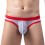 Slip Clipo Blanc-Rouge