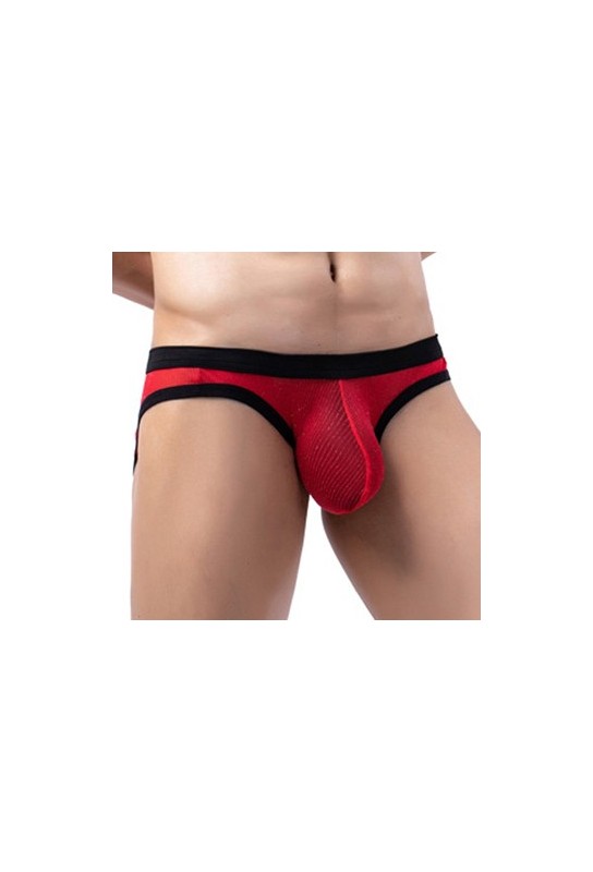 Slip Clipo Rouge-Noir 