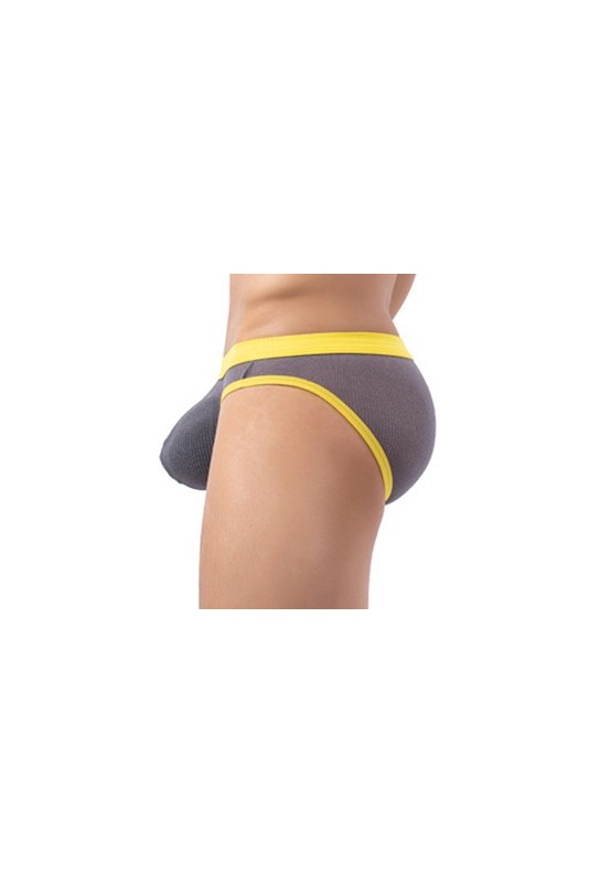 Slip Clipo Gris-jaune 