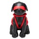 Chien en Simili Rover 24cm Noir 