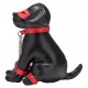 Chien en Simili Captain Chains 24cm Noir 