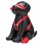 Chien en Simili Bandit 24cm Noir