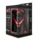 Chien en Simili Bandit 24cm Noir 