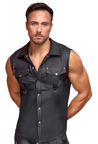 Chemise sans manches Lessio Noire 