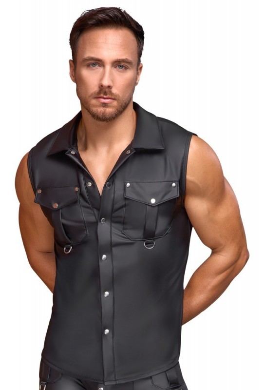 Chemise sans manches Lessio Noire 