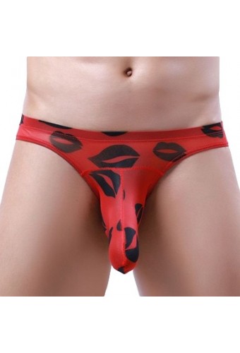 Slip Trompe KISS LIPS Rouge 