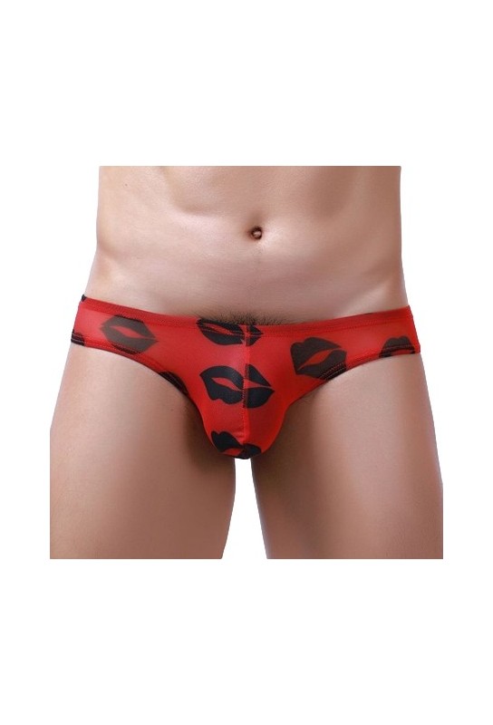 Slip sexy Kiss Lips Rouge 