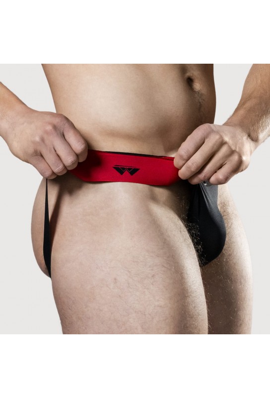 Jockstrap Rev2 Noir Rouge 