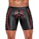 Short avec zip Ormeto Noir-Rouge 