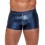 Boxer avec zip Andio Bleu métallisé