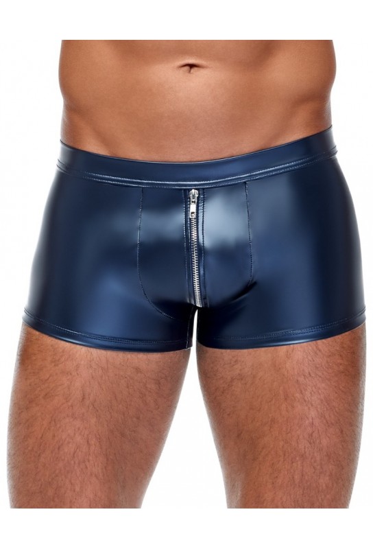Boxer avec zip Andio Bleu métallisé 
