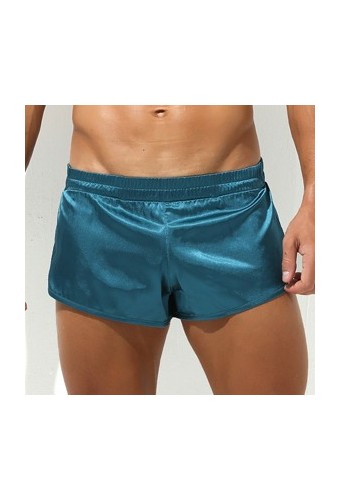 Short avec Jock Slit Bleu 