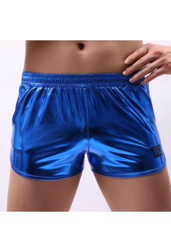 Short brillant Fakiz Bleu 