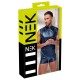 Débardeur avec zip Top Andio Bleu métallisé 
