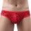 Slip en dentelle Floom Rouge