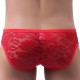 Slip en dentelle Floom Rouge 
