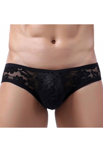 Slip en dentelle Floom Noir 