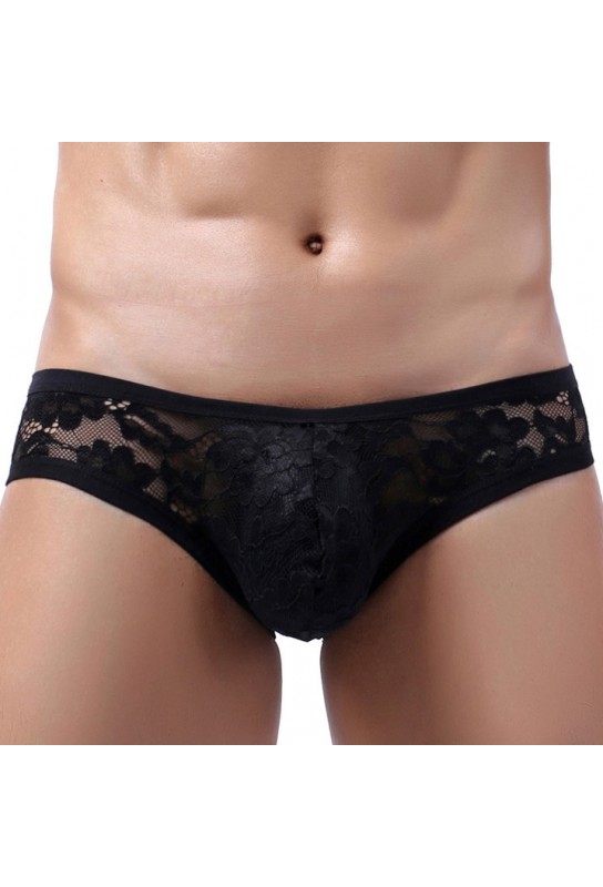 Slip en dentelle Floom Noir 